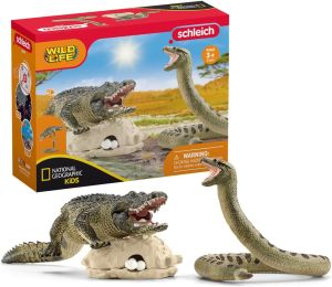 SHL42559 - Figurine de l'univers Wild Life - Duel Alligator/Anaconda
