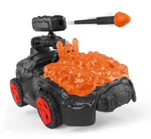 SHL42668 - Accessoire et figurine de l'univers ELDRADOR - Crashmobile de Lave avec Mini Creature