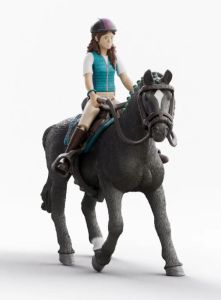 SHL42712 - Figurine de l'univers Horse Club - Cavalière Lisa et Storm