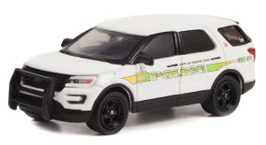 GREEN43000-C - Voiture sous blister de la série HOT PURSUIT - FORD Police Interceptor Utility de 2017 City Of North Pole Police