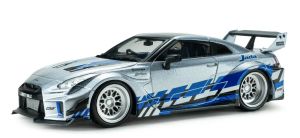SOL4311211 - Voiture de 2020 couleur grise et bleu - NISSAN GT-R Liberty Walk