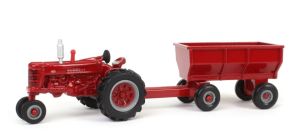 ERT44376 - Tracteur avec remorque - FARMALL 400 row crop