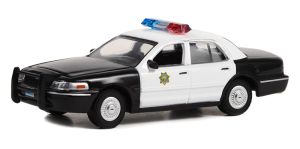 GREEN44980-B - Voiture sous blister du film RENO 911 - FORD Crown Victoria Interceptor de 1998