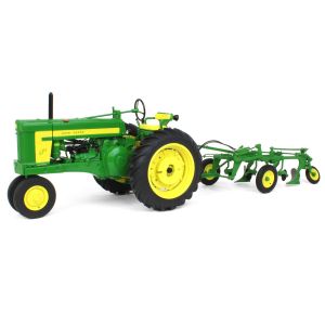 ERT45691 - Tracteur avec charrue 555 – JOHN DEERE 620 row-crop