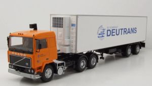 PRX47217 - Camion avec remorqseu frigorifique du transporteur DEUTRANS - VOLVO F12 6x4