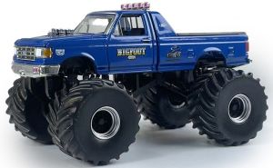 GREEN49160-D - Monster truck sous blister de la série KINGS OF CRUNCH - BIG FOOT - FORD F-350 #4 de 1990