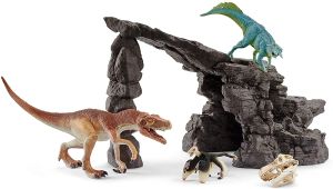 Figurine SCHELICH - Kit de dinosaures avec grotte