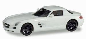 HER420501 - Voiture coupé de couleur Blanche - MERCEDES SLS AMG