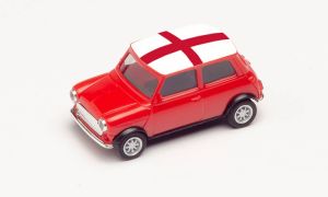 Voiture avec le drapeau de la Angleterre - MINI COOPER Euro 2021