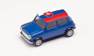 HER420815 - Voiture avec le drapeau de la Slovaquie - MINI COOPER Euro 2021