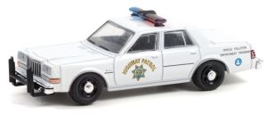 Véhicule sous blister - DODGE Diplomat 1988 Patrouille de Califonie HOT PURSUIT séries 39