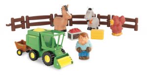 BRI43069 - Moissonneuse JOHN DEERE en coffret avec accessoires