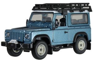 BRI43217 - Voiture 4x4 LAND ROVER defender couleur  bleu