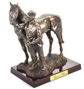 ATL4652113 - Statuette de cheval Man o'war