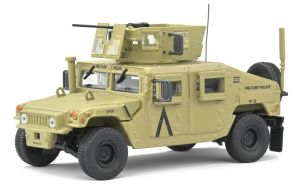 SOL4800103 - Véhicule militaire couleur désert camouflage - M1115 HUMVEE Police militaire