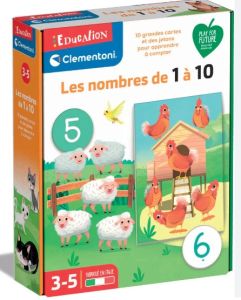 CLE52595 - Jeu éducatif – Les nombres de 1 à  10