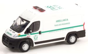 GREEN53040-C - Véhicule sous blister de la série ROUTE RUNNERS - RAM Promaster 2018 Institut mexicain de sécurité sociale Ambulance