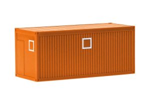 HER053600-004 - 2 containers de chantier orange