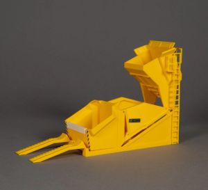 MSM5415/02 - Accessoire de chantier couleur Jaune - Unité de manutention 2x9 m³