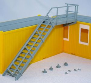 Accessoire de chantier miniature – Escalier pour bungalow