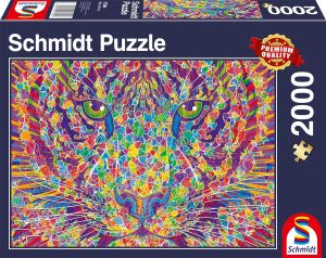 SCM57394 - Puzzle Tête de tigre – 2000 pièces