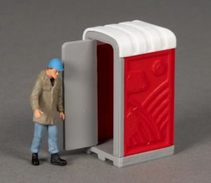 MSM5750/04 - Accessoire de chantier couleur Rouge - Toilette