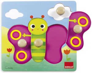 GOA53051 - Puzzle Papillon – 3 pièces en bois