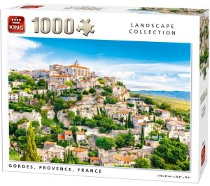 KING55981 - Puzzle Gordes Provence en France – 1000 Pièces