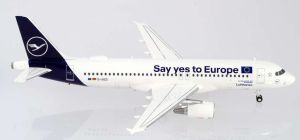 AIBUS A320 Lufthansa SAY YES TO EUROPE