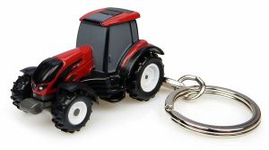 Porte-clé tracteur Valtra rouge