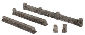 Accessoire pour diorama longueur 104 cm - Murs de granit