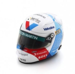 SPA5HF163 - Casque du pilote Lance STROLL - GP d'Angleterre 2024 - ASTON MARTIN Aramco F1 Team
