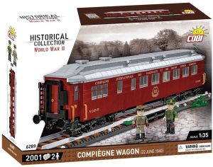 COB6289 - Jeu de construction - 2001 pcs - Wagon de Compiègne 22 Juin 1940