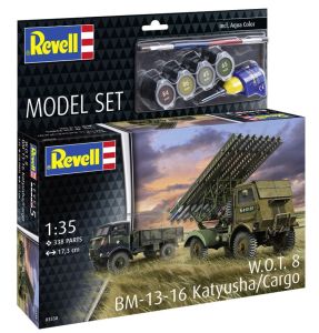 REV63338 - Maquette à assembler avec peinture - W.O.T. 8 BM-13-16 Katyusha/Cargo