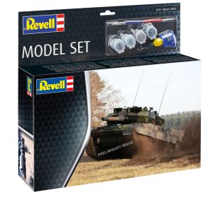 REV63355 - Maquette avec peinture à assembler - MODEL SET - LEOPARD 2 A7V