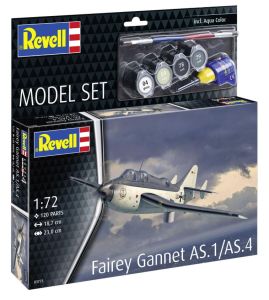 REV63775 - Maquette à assembler avec peinture - Avion de combat FAIREY Gannet AS.1/AS.4