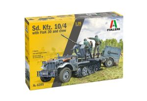 ITA6395 - Maquette à assembler et à peindre - Sd.kfz  10/4 avec Flak 30