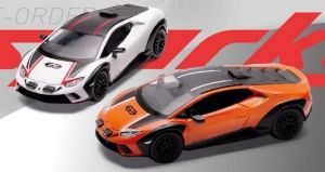 SPAYCOMBO64009 - 2 voitures blanc et orange - LAMBORGHINI Huracan Sterrato Combo Set