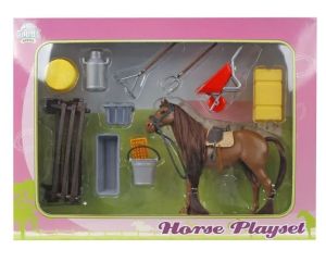 KID640120 - Animaux et accessoires - Ensemble de jeu et cheval