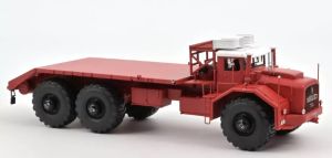 NOREV690039 - Camion plateau de 1960 couleur rouge - BERLIET T100 n°1