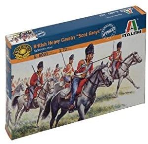 ITA6001 - Maquette à peindre - Cavalerie lourde Britannique