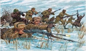 ITA6069 - Maquette à peindre - Infanterie Russe – Uniformes d'hiver
