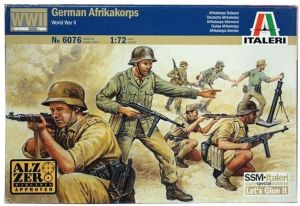 ITA6076 - Maquette à peindre - Afrikakorps Allemand de la Seconde Guerre Mondiale