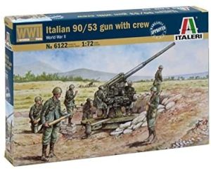 Maquette à assembler et à peindre - Pistolet Italienne 90/53 avec équipage