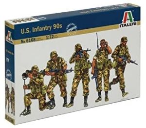 ITA6168 - Maquette à peindre - Infanterie américaine des années 90
