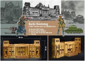 ITA6195 - Maquette à assembler et à peindre - Bataille pour le Reichstag 1945 – Set de Bataille