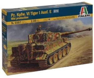ITA6507 - Maquette à assembler et à peindre - Pz.Kpfw.VI Tiger I Ausf.E mi-production