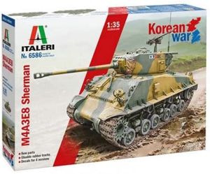 ITA6586 - Maquette à assembler et à peindre – M4A3E8 Sherman Korean War