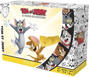 TOPI679002 - Jeu de société du dessin animé TOM & JERRY – La chasse aux fromages