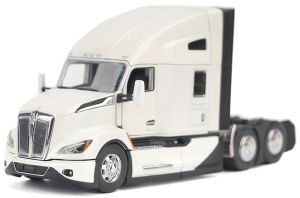 DCM71119 - Camion solo de couleur blanc avec couchette - KENWORTH T680 6x4